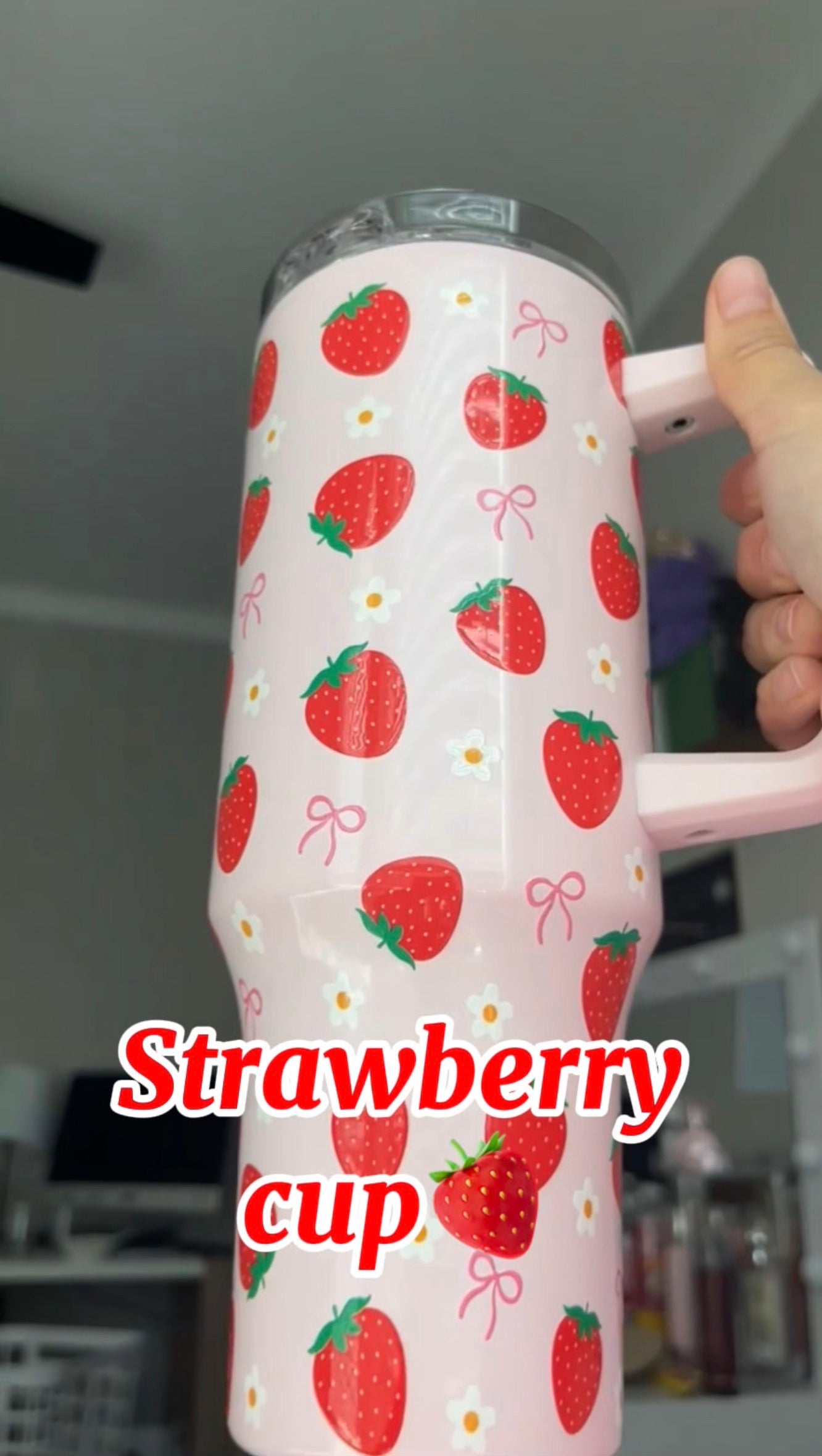 Strawberry cow gift basket🍓 (strawberry themed)