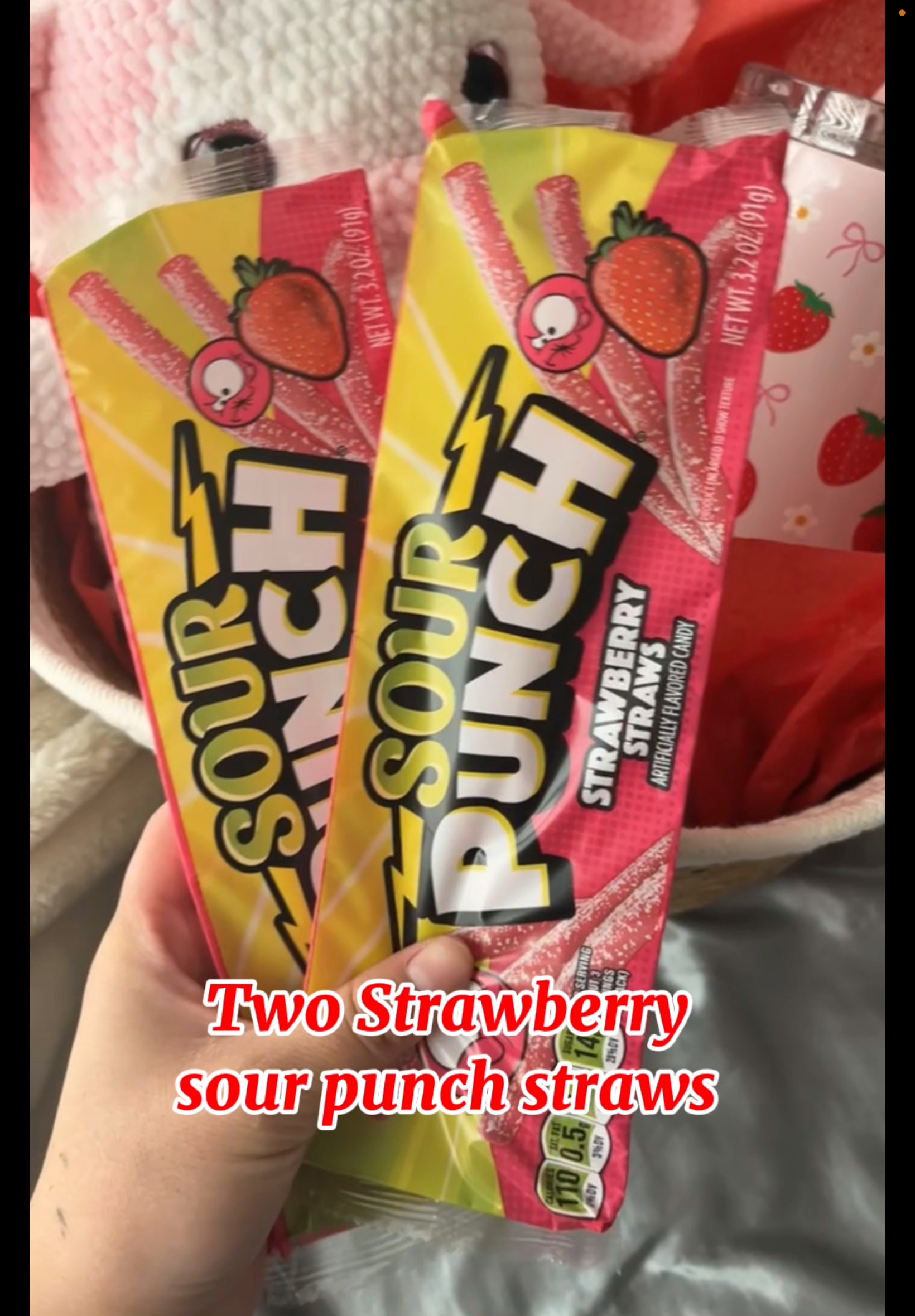 Strawberry cow gift basket🍓 (strawberry themed)