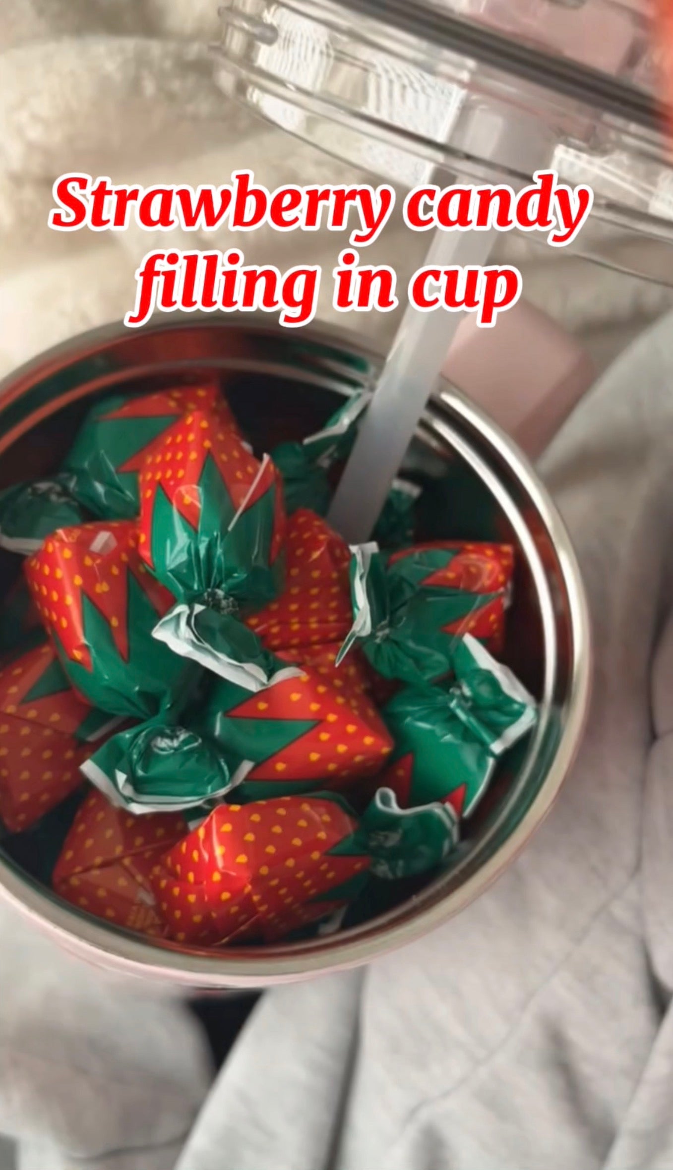 Strawberry cow gift basket🍓 (strawberry themed)